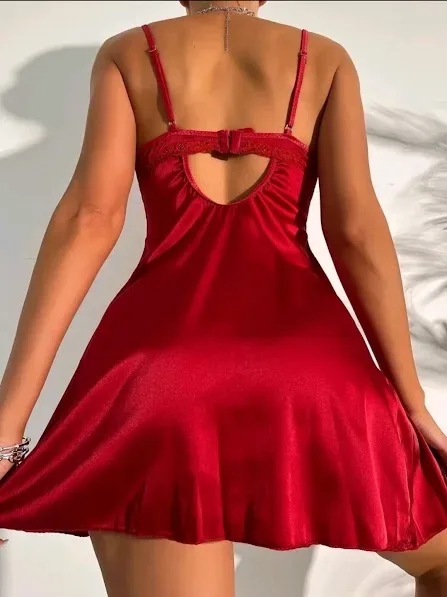 Lenceria para dama color vino