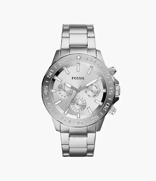Reloj Fossil para caballero color plateado