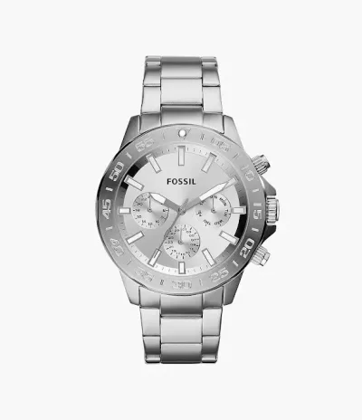 Reloj Fossil para caballero color plateado