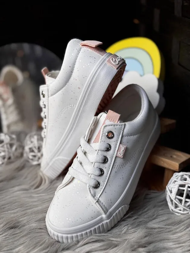 Tenis Coral NICOLA 2 WHITE para Niña