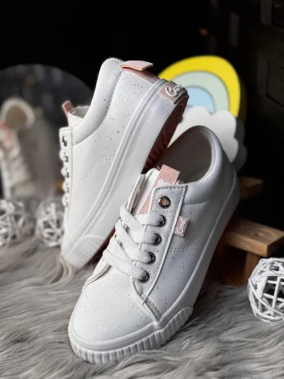 Tenis Coral NICOLA 2 WHITE para Niña