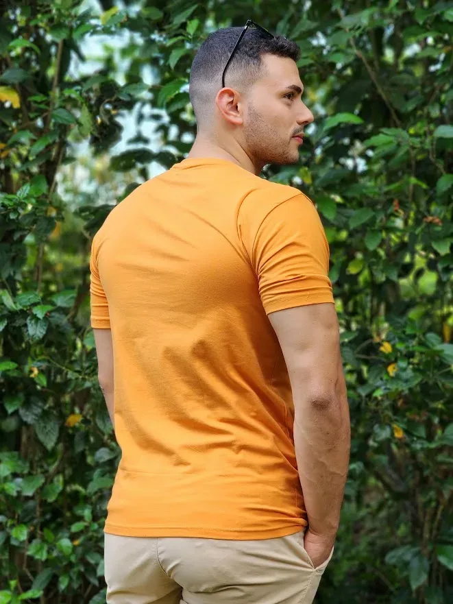 Camiseta Redox para caballero color mostaza