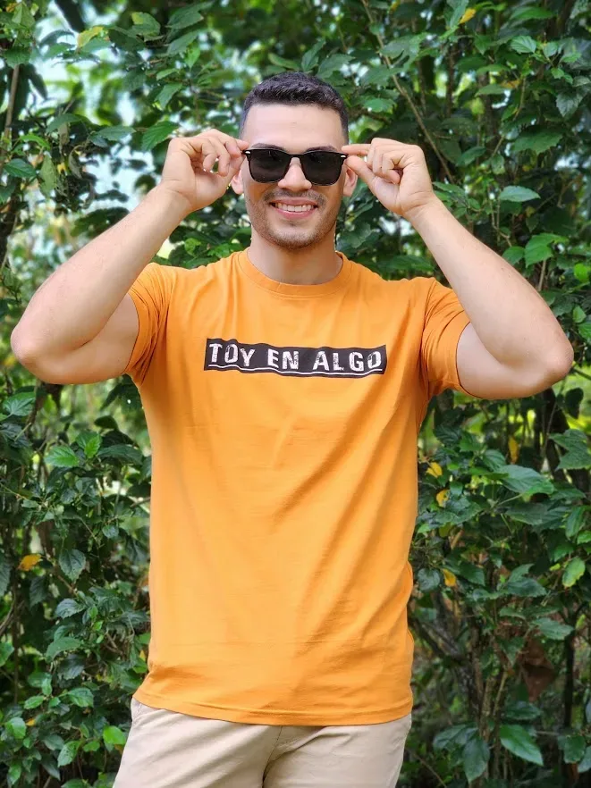 Camiseta Redox para caballero color mostaza