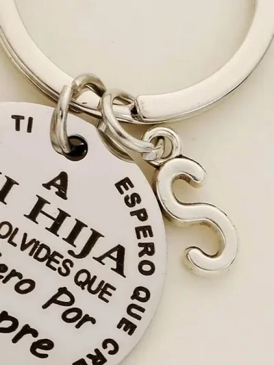 LLavero con frase para hija