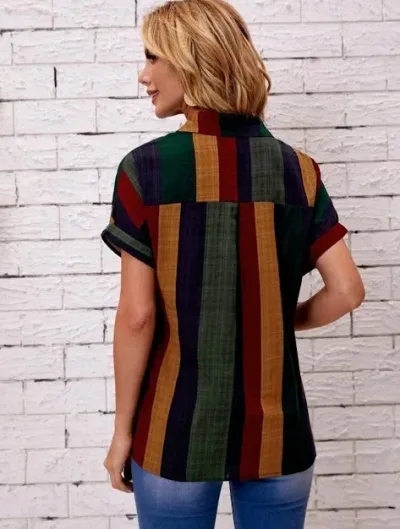Blusa para dama multicolor