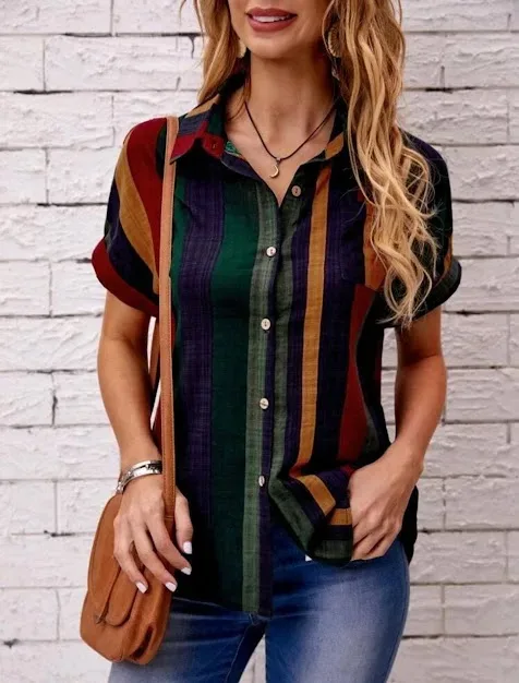 Blusa para dama multicolor