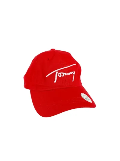 Gorra Tommy Hilfiger para dama color rojo