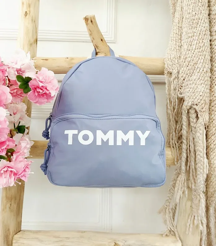 Bolso Tommy Hilfiger para dama color celeste