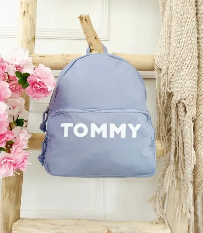 Bolso Tommy Hilfiger para dama color celeste