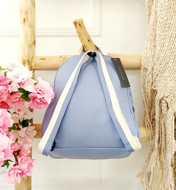 Bolso Tommy Hilfiger para dama color celeste