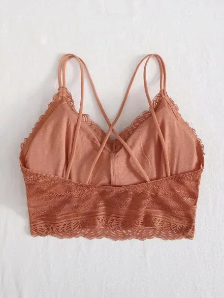 Bralette para dama color naranja