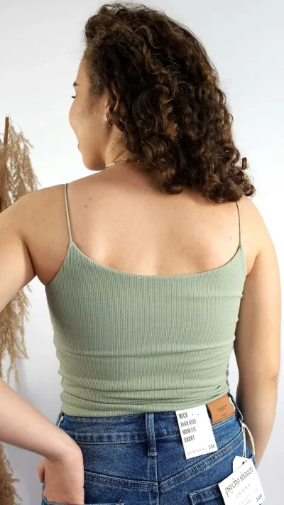 Blusa para dama color verde olivo