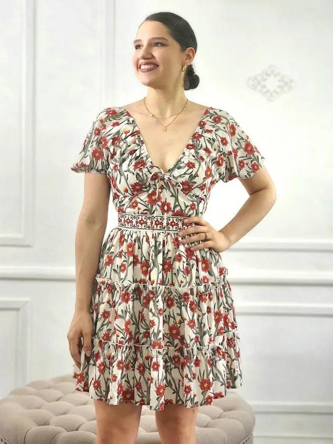 Vestido para dama diseño floral