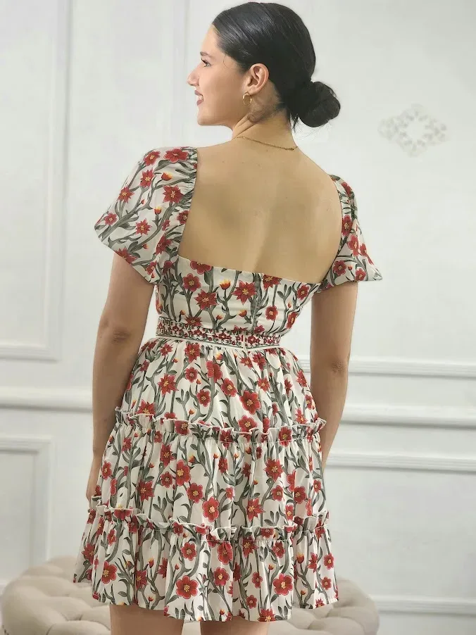 Vestido para dama diseño floral