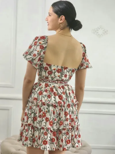 Vestido para dama diseño floral