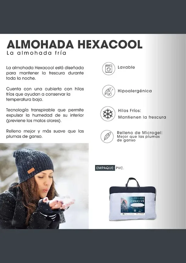 Almohada Hexacool
