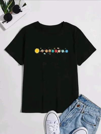 Camiseta para dama color negro