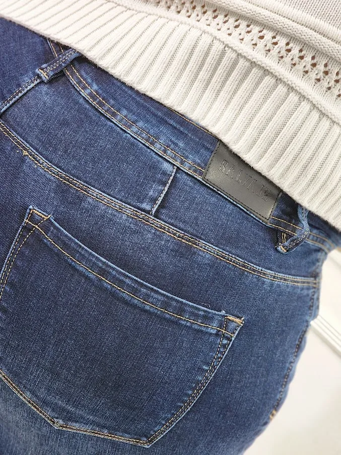 Jeans para dama color azul
