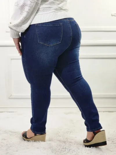 Jeans para dama color azul