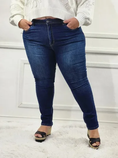 Jeans para dama color azul