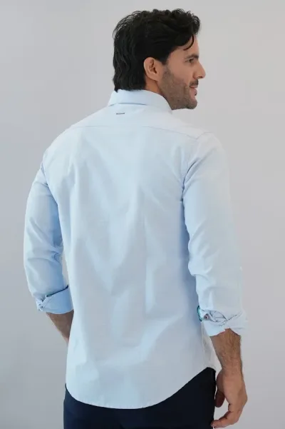 Camisa Hummer para caballero celeste