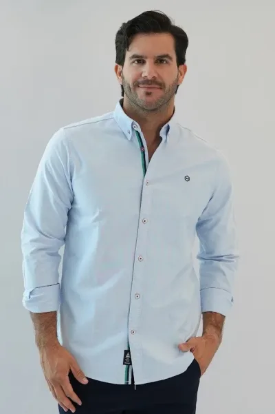 Camisa Hummer para caballero celeste
