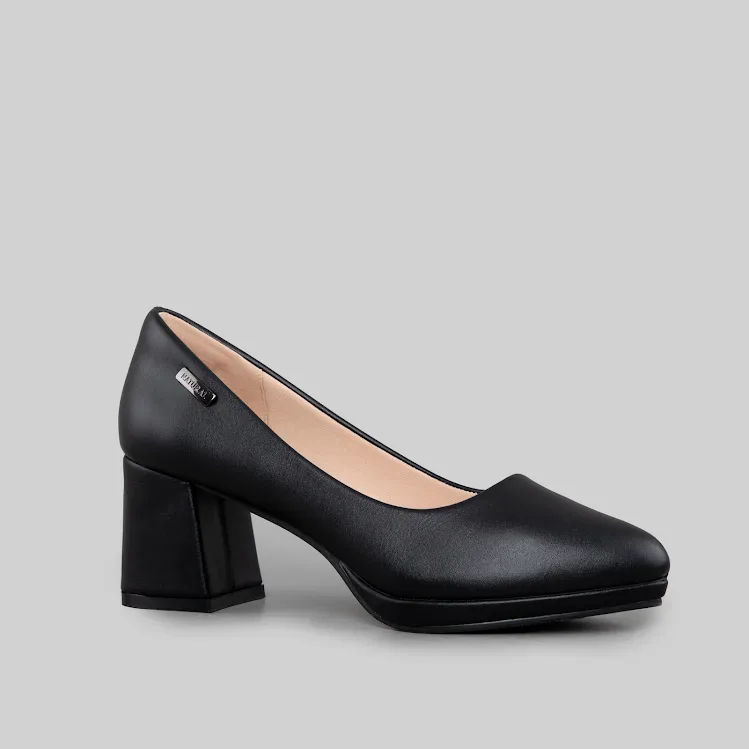 Zapatos Natural Flora Black para dama