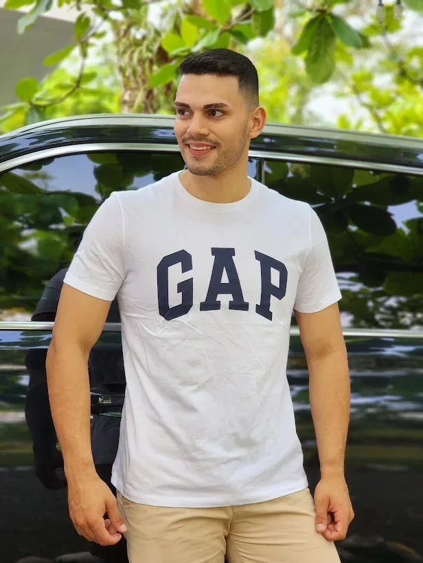Camiseta para caballero GAP color blanco