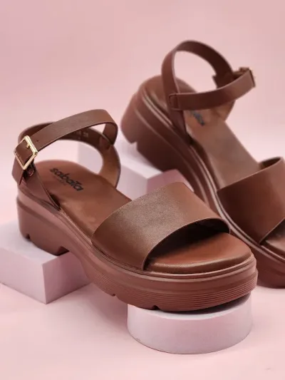 Sandalias Sabata para dama porto-2430 BROWN