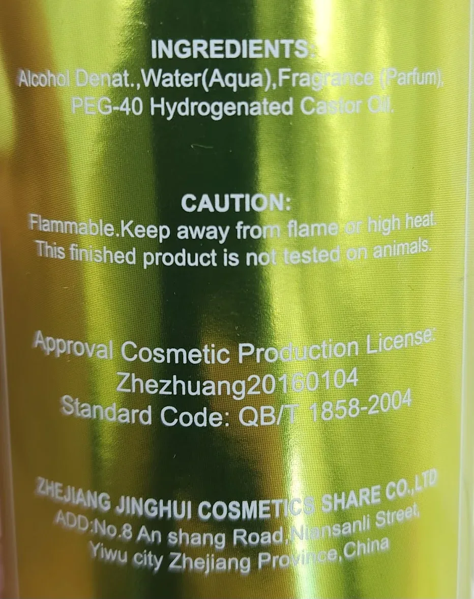 Splash para Fruit Sunshine aroma vainilla