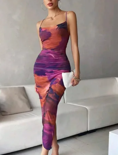 Vestido para dama multicolor