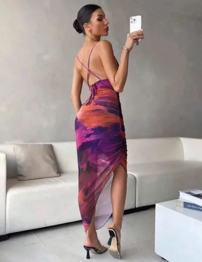 Vestido para dama multicolor