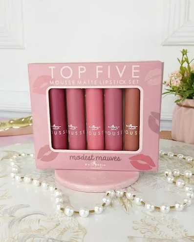 Set de lápiz labial Italia Deluxe  para dama colores mate