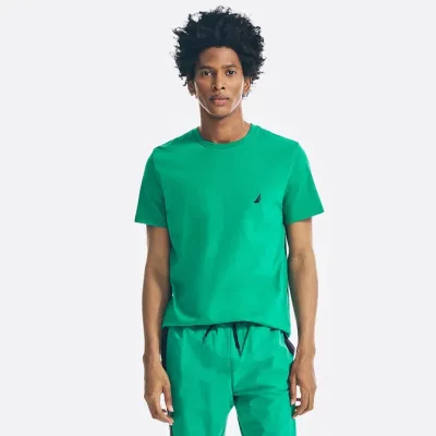 Camiseta Naútica para caballero color verde