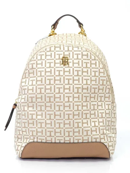 Mochila Tommy Hilfiger para dama color beige