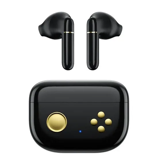 Audifonos inalámbricos diseño de control de consola  color negro