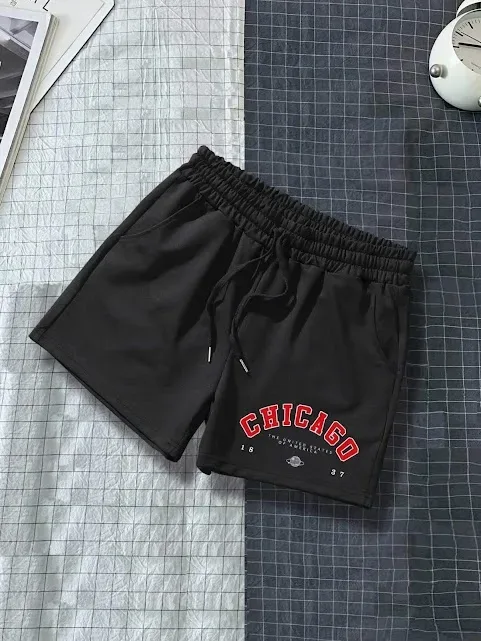 Shorts casuales para caballero color negros