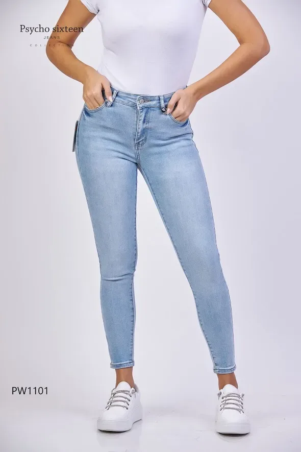 Jeans PSYCHO SIXTEEN para dama Skinny high rise Ankle PW1101