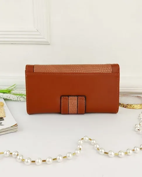Cartera para dama color café