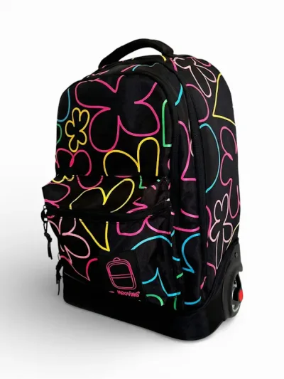 Mochila Mooving 1610325 Trolley Heart #COLOR NEGRO