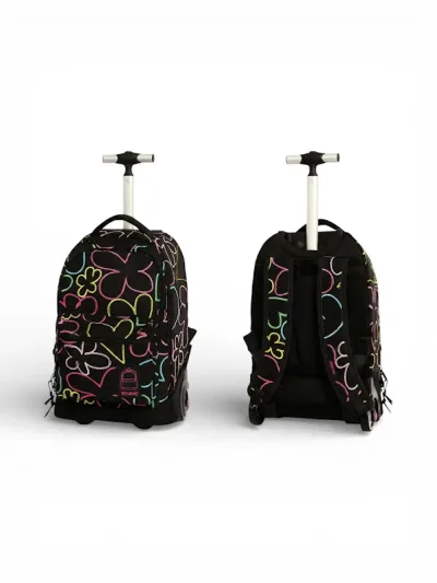 Mochila Mooving 1610325 Trolley Heart #COLOR NEGRO