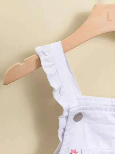 Vestido para niña color blanco