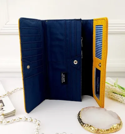 Cartera Naútica para dama color amarillo