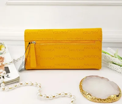 Cartera Naútica para dama color amarillo