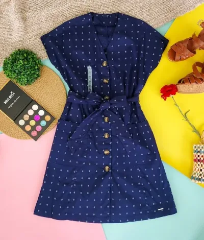 Vestido U.S Polo para dama color azul