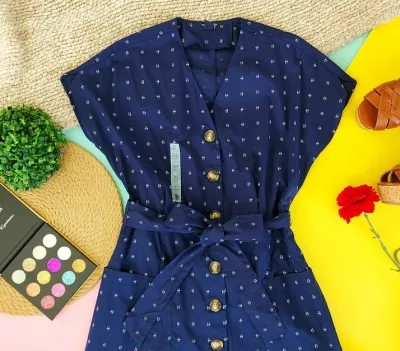 Vestido U.S Polo para dama color azul