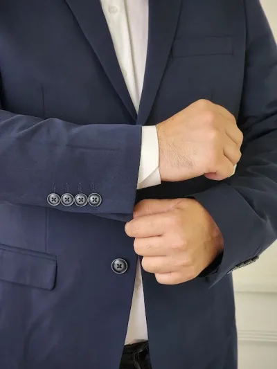 Blazer Estivaneli para caballero ROFFM-64672 COLOR AZUL