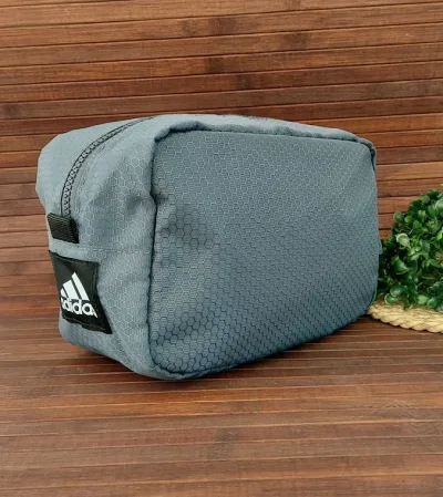 Estuche para viaje Adidas para caballero color gris