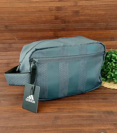 Estuche para viaje Adidas para caballero color gris