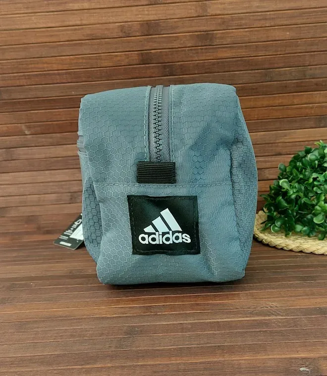 Estuche para viaje Adidas para caballero color gris